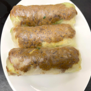 4. Grilled Satay Beef Salad Rolls (3 pcs)