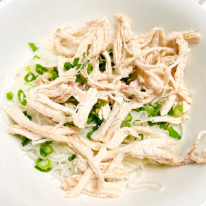 40. Chicken Breast Rice Noodle Soup