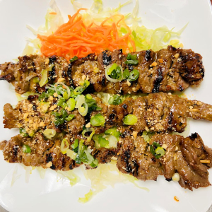 8. Beef Satay Skewers (3 pcs)