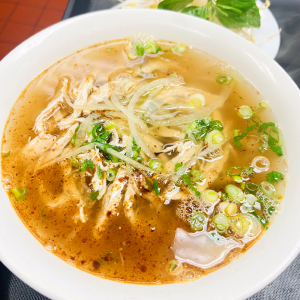 44. Spicy Chicken Rice Noodle Soup