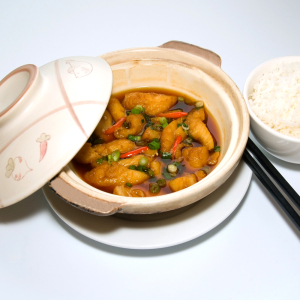 68. Caramel Clay Pot Fish (Basa Steak)