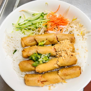 13. Spring Rolls on Rice Vermicelli
