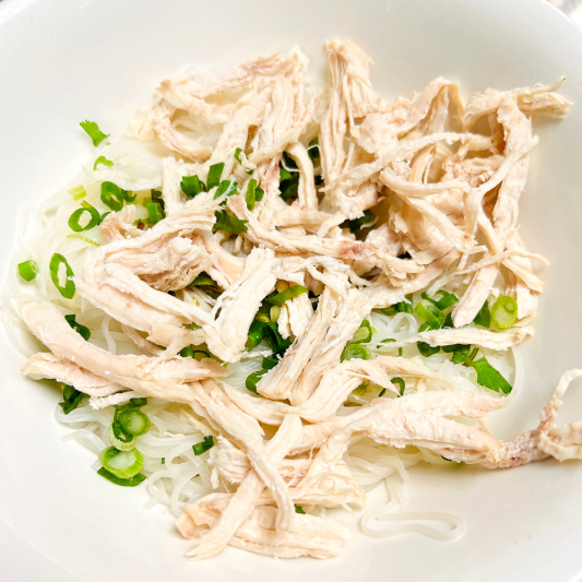 40. Chicken Breast Rice Noodle Soup