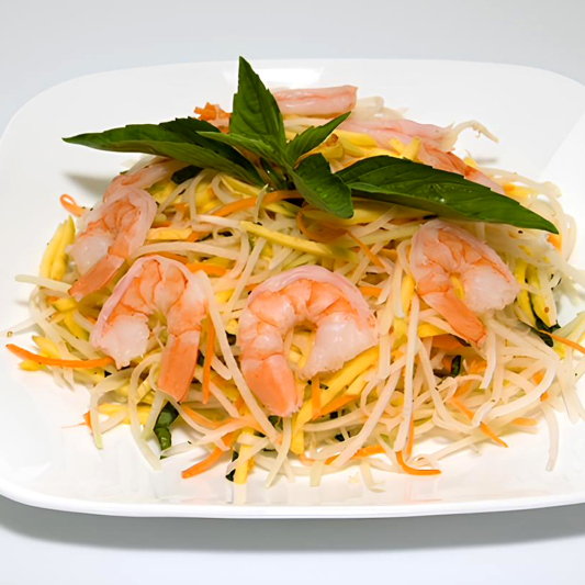 12. Shredded Green Papaya Salad Dish