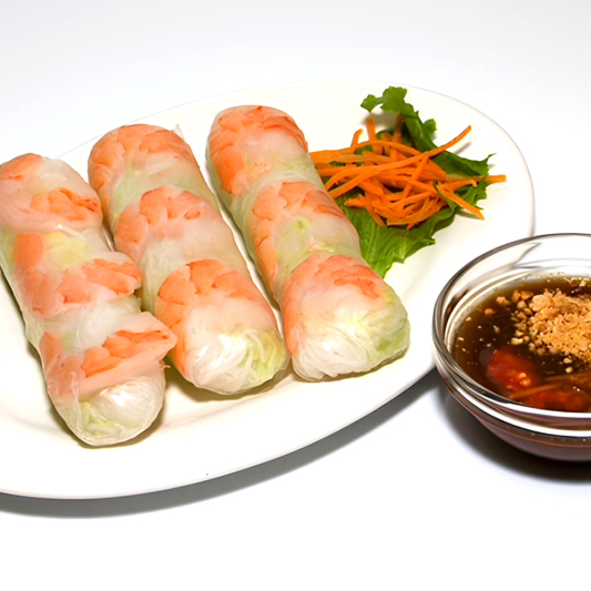3. Prawn Salad Rolls (3 pcs)