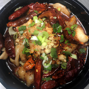 Fish Fillet Poached in Chili Oil