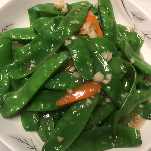 Garlic Snow Peas