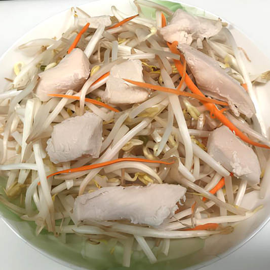Stir-Fried Bean Sprouts with Chicken