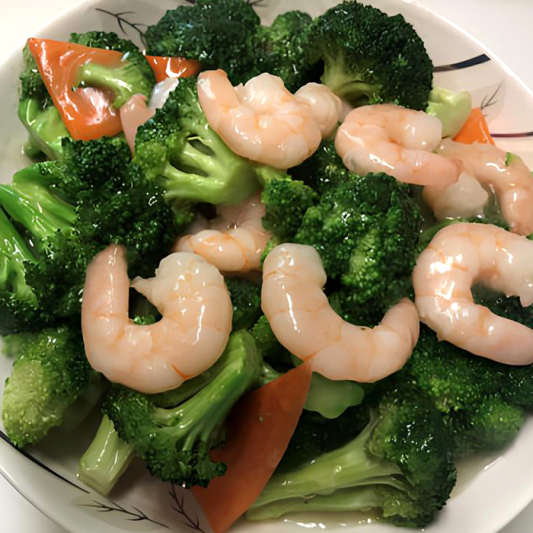 Shrimp with Broccoli
