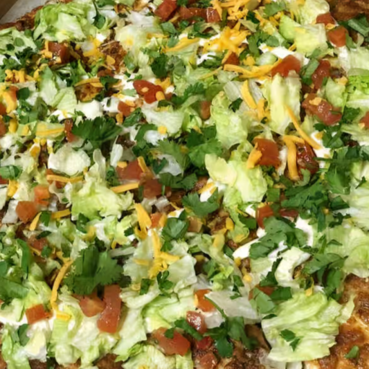 14. Veggie Taco Pizza