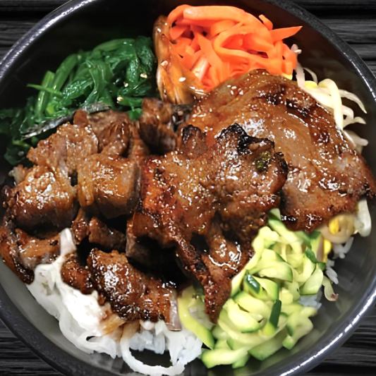 Pork Kalbi Bibimbab