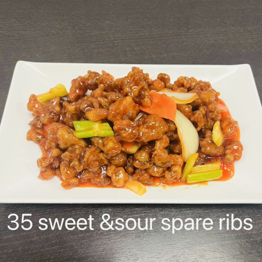 35. Sweet & Sour Spare Ribs