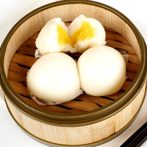 S10. Steamed Custard Buns (3 pcs) 香滑奶黄包
