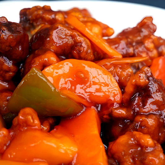 33. Sweet & Sour Pork with Pineapple