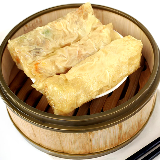 M14. Vegetarian Bean Curd Roll (3 pcs) 腐皮鮮竹卷 