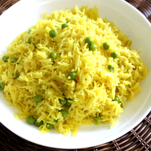 Peas and Onion Pulao