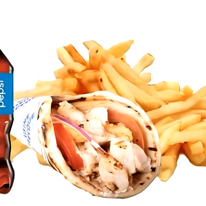 1 Pita, 1 Fries & 1 Drink