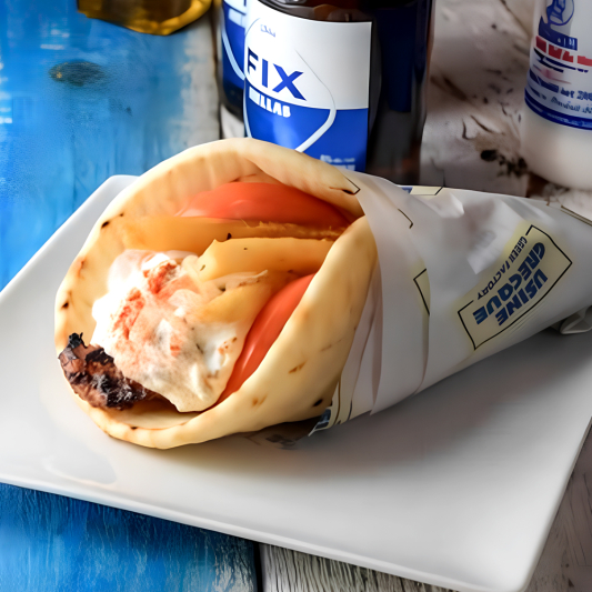 Pork Souvlaki Pita