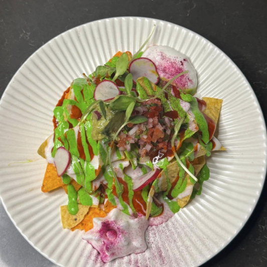 Flaming Nachos Chaat
