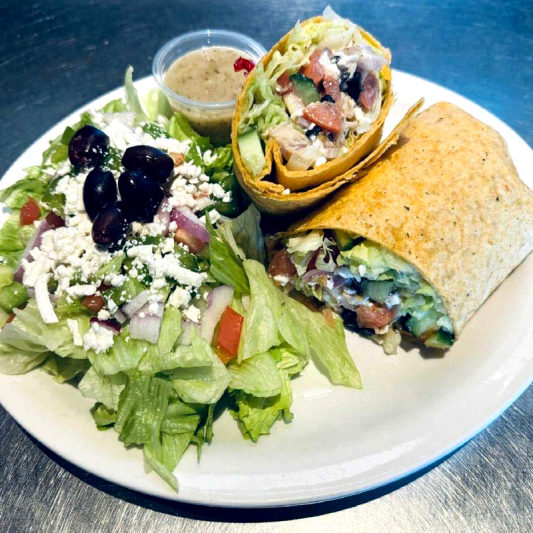 Greek Chicken Wrap (6 oz)