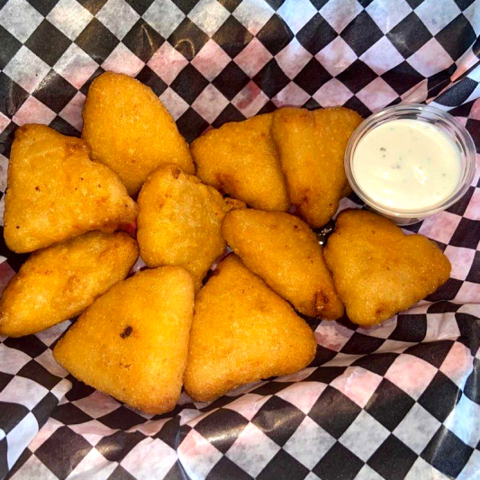 Mini Mac & Cheese Wedges