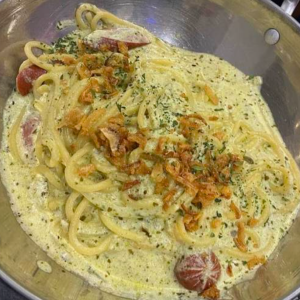 Basil Cream Pasta (바질 크림 파스타)