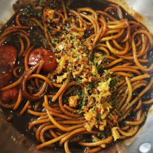 Spicy Black Bean Pasta (짜장 파스타)
