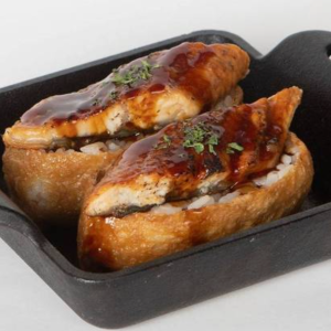 Tofu Pocket with Unagi with Teriyaki Sauce (2 pcs) (장어)