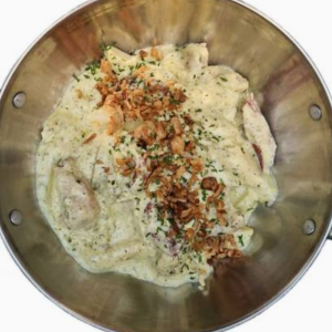 Basil Cream Chicken Bokki (바질 크림 닭볶이)