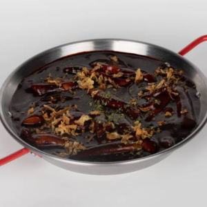 Spicy Black Bean Tteokbokki (짜장 떡볶이)