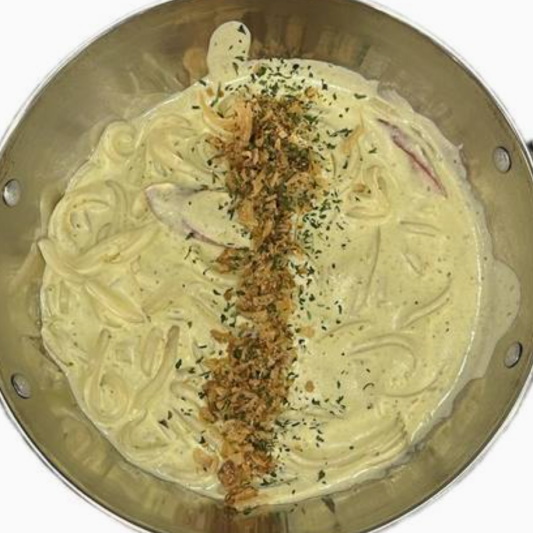Basil Cream Udon (바질 크림 우동)