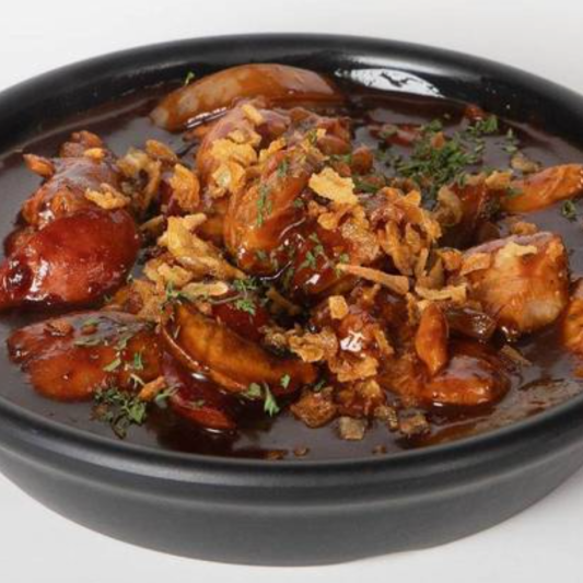 Spicy Black Bean Chicken Bokki (짜장 닭볶이)