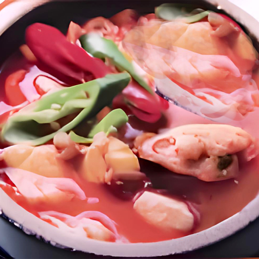 L8. Veggie Sun Dubu (Lunch) 야채 순두부