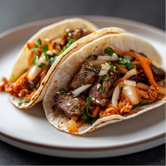 Korean Steak Tacos