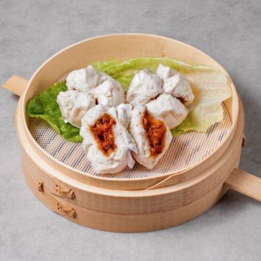 #55 Pain au porc BBQ (3 mcx) / BBQ Pork Bun / Cha Sui Bao (3 pcs)