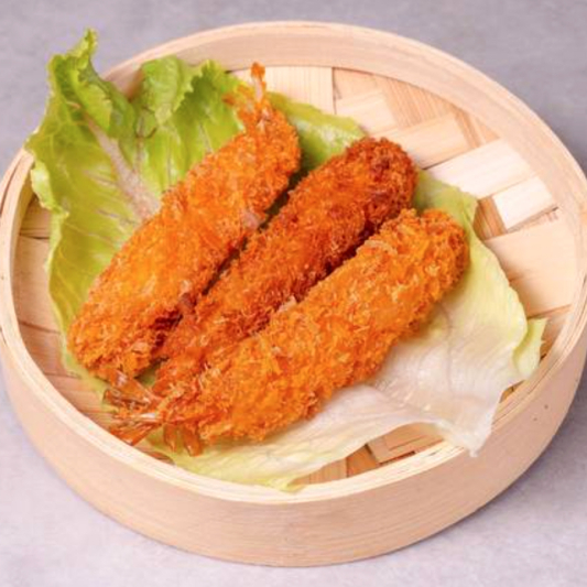 #17 Crevettes frites (3 mcx) / Fried Tempura Shrimps (3 pcs)
