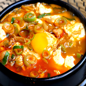 Sundubu Jjigae with Seafood
