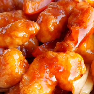 20. Pineapple Sweet & Sour Prawns