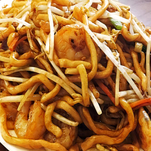 75. Shrimp & Vegetable Fried Noodles