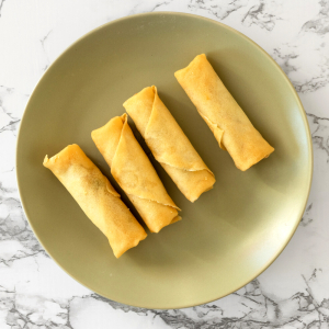 1. Veggie Spring Rolls (2 pcs)