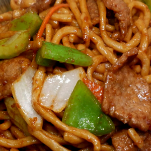 73. Satay Beef Fried Noodles