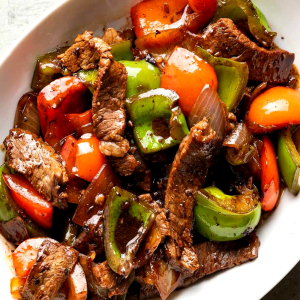 42. Beef with Black Pepper Sauce