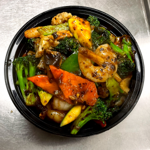 Shrimp with Satay Sauce