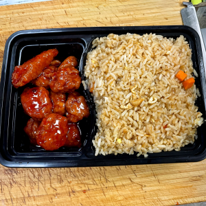 2. Chicken Fried Rice and Sweet and Sour Pork