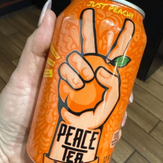 Peach Tea Cans