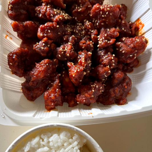1. Honey Spicy Chicken (Boneless)