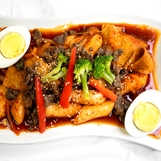 7. Meat Tteokbokki