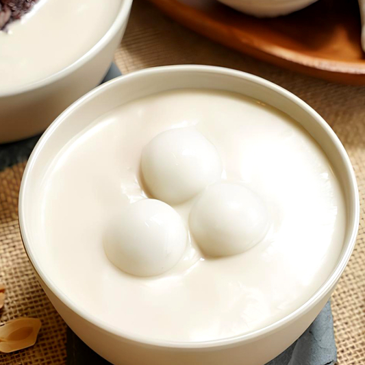 Cashew Peanut Soup with Glutinous Rice Balls 腰果花生配湯丸