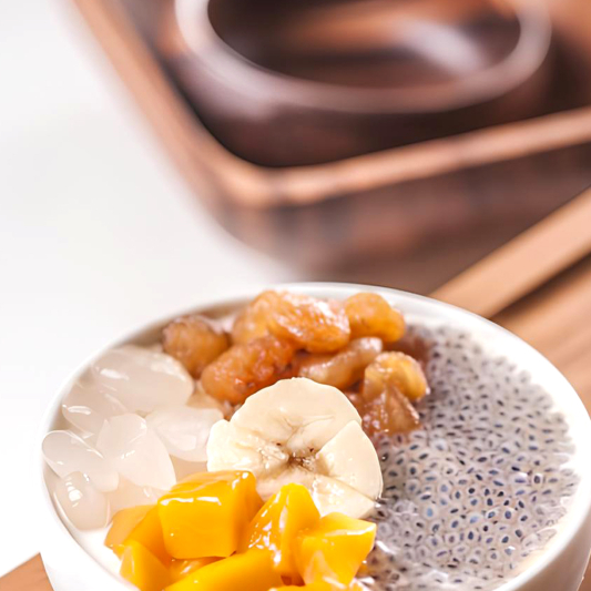 Snow White Sago in Vanilla Ice 白雪黑珍珠