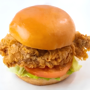 Crispy Chicken Burger  脆皮鸡汉堡